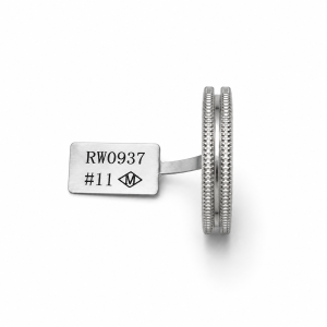 HYH Jewelry – Men's Knurled Textured Silver Ring (RW0937)